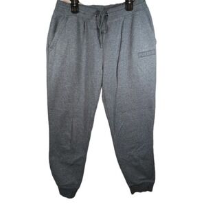 HURLEY Men's Heather Gray Stretch Knit Drawstring Sweat Pants Pockets XL